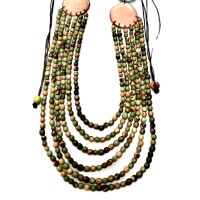 Amber Fern – Elegant Sustainable Tagua Necklace