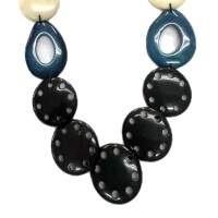 Rainforest Aurora – Artisan Tagua Statement Necklace