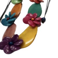 Terra Orchid – Handmade Ecuador Vegan Ivory Necklace