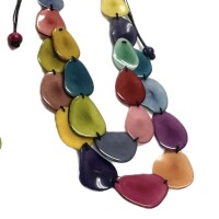Golden Horizon Bloom – Handmade Tagua Elegance