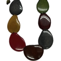 Sunset Orchid Pearl – Sustainable Fashion Tagua Necklace